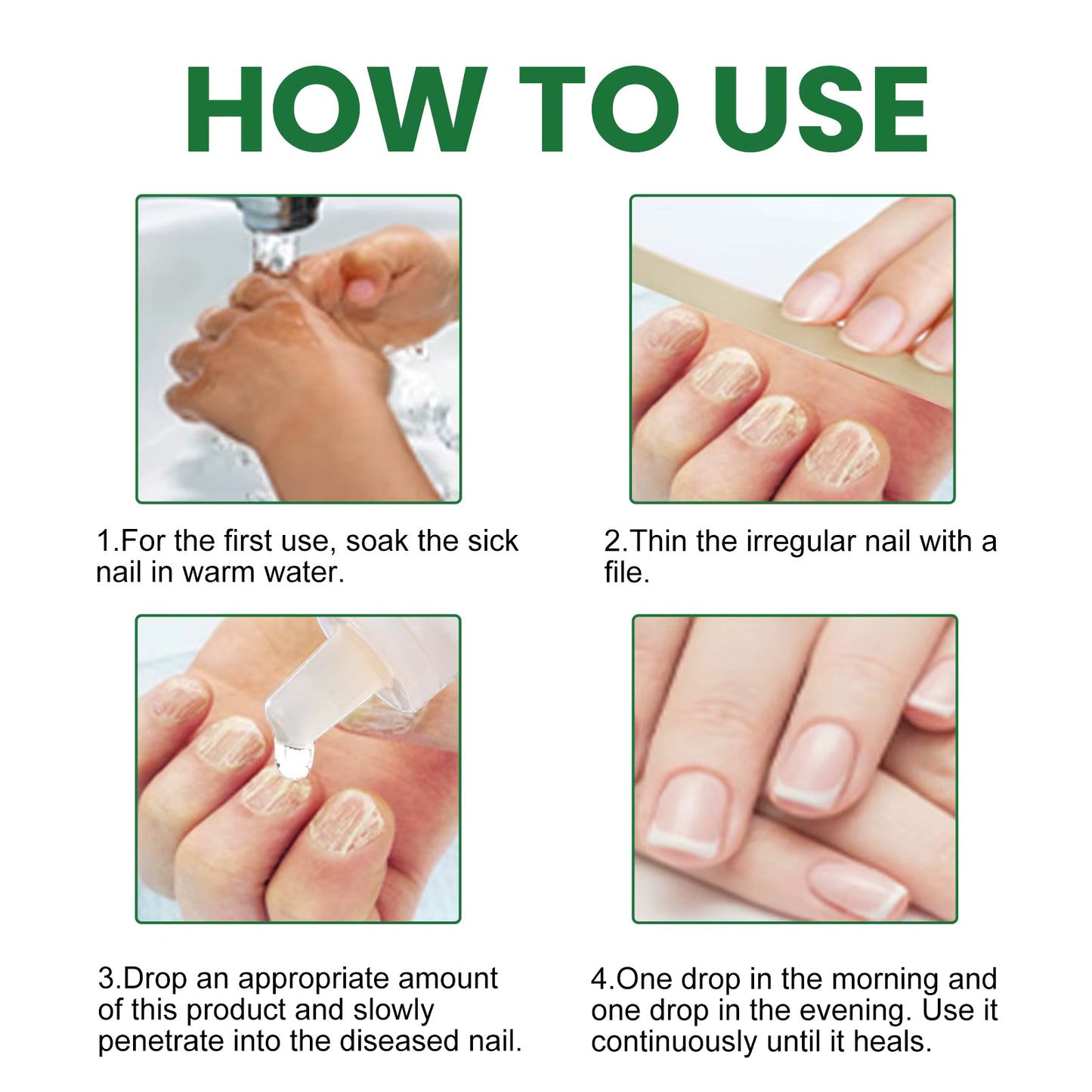 🌿 Sérum Réparateur pour Ongles EELHOE – Soin Nourrissant 50 ml